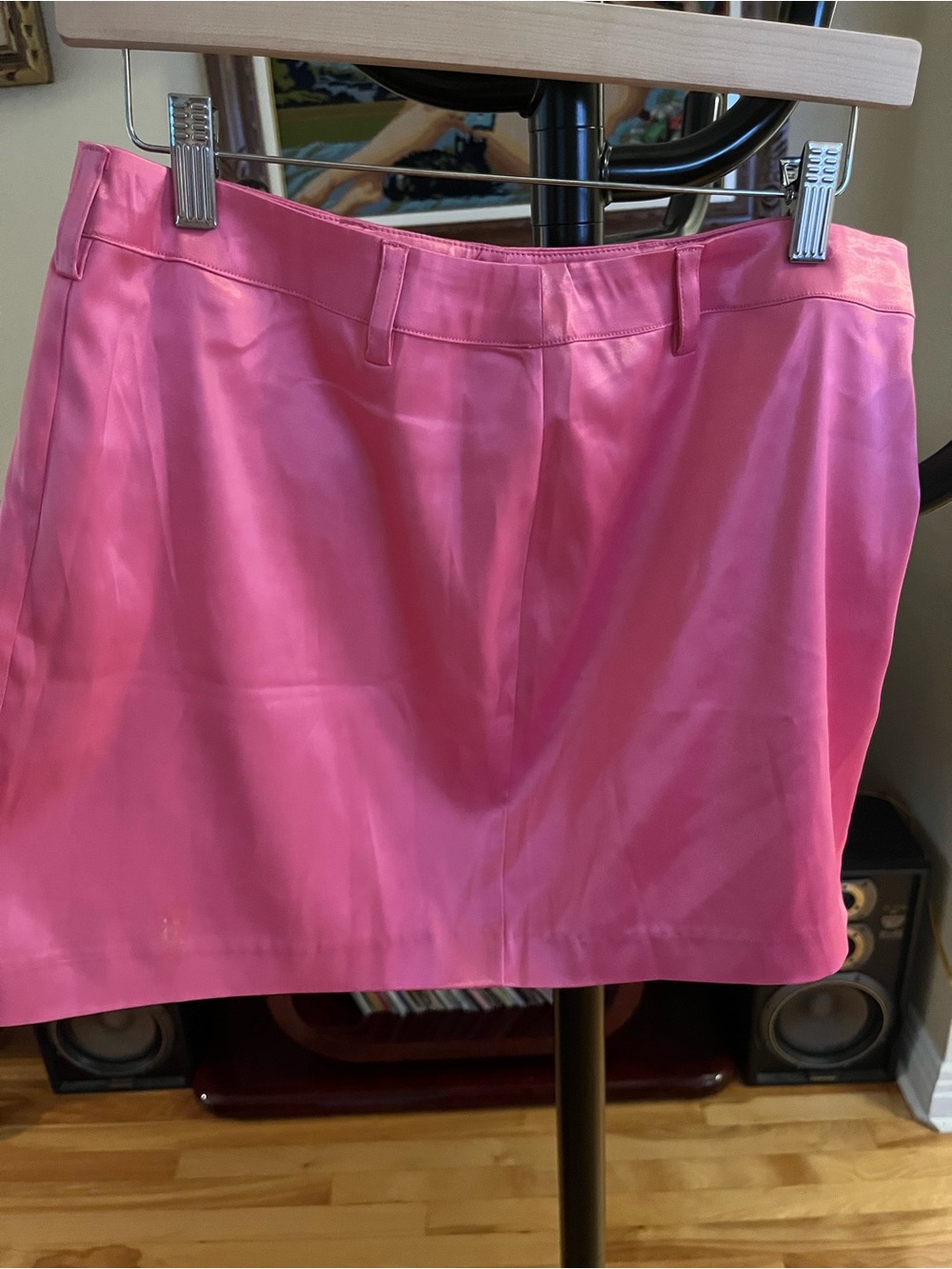 Meshki Pink Strapless Tube Top and Matching Mini Skirt